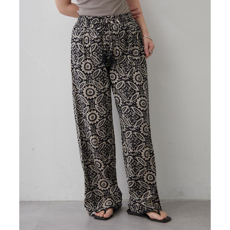 【NAO】アソート柄イージーパンツ | RMAF　NICE CLAUP / OLIVE des OLIVE | 詳細画像35 