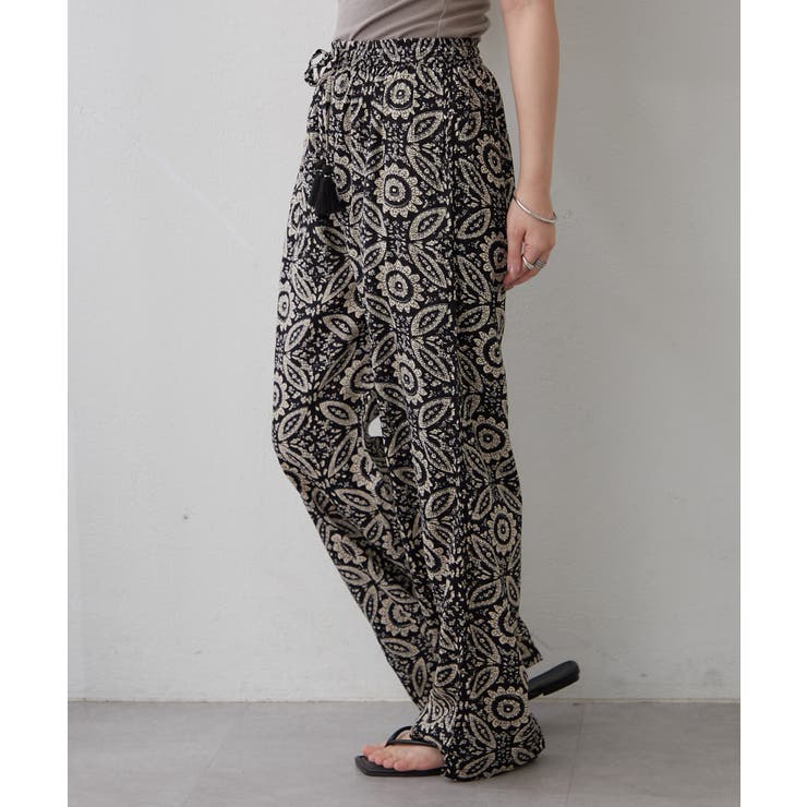 【NAO】アソート柄イージーパンツ | RMAF　NICE CLAUP / OLIVE des OLIVE | 詳細画像37 