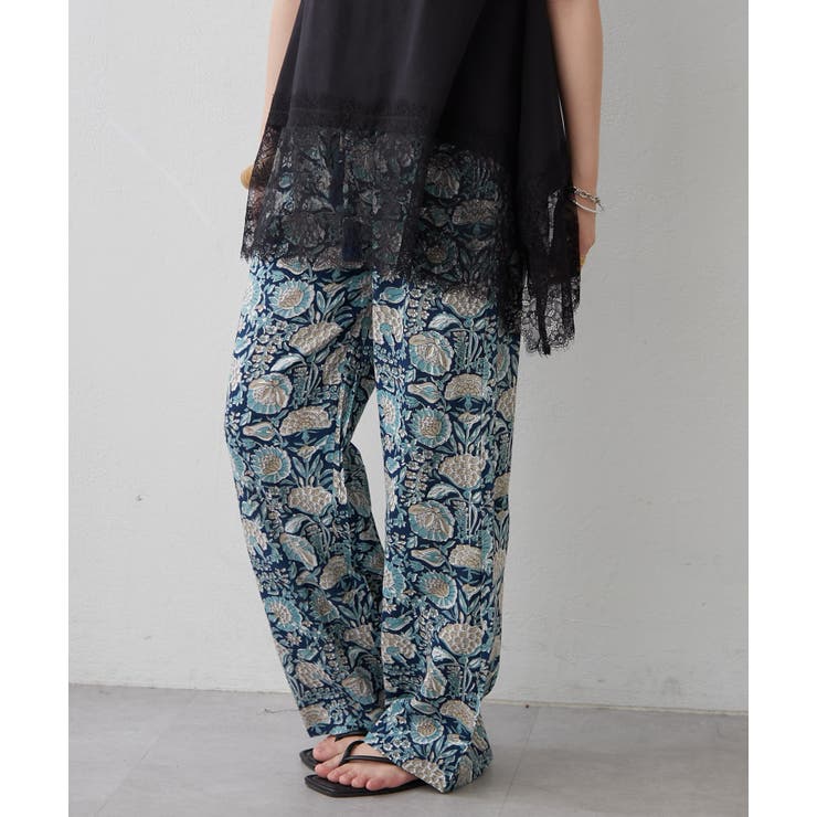 【NAO】アソート柄イージーパンツ | RMAF　NICE CLAUP / OLIVE des OLIVE | 詳細画像3 