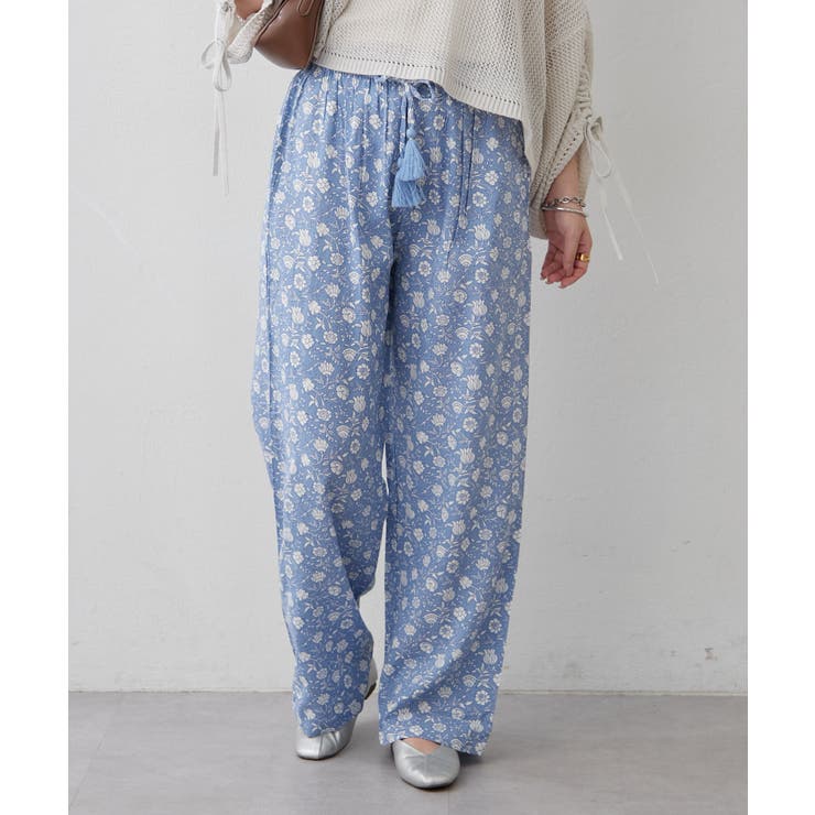 グレー | 【NAO】アソート柄イージーパンツ | RMAF　NICE CLAUP / OLIVE des OLIVE