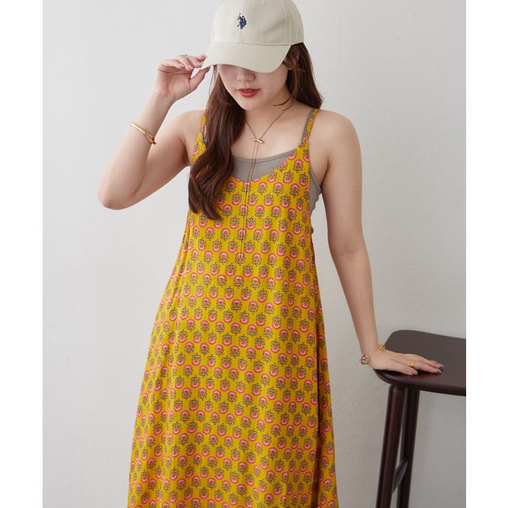 【NAO】アソート柄キャミワンピース | RMAF　NICE CLAUP / OLIVE des OLIVE | 詳細画像10 