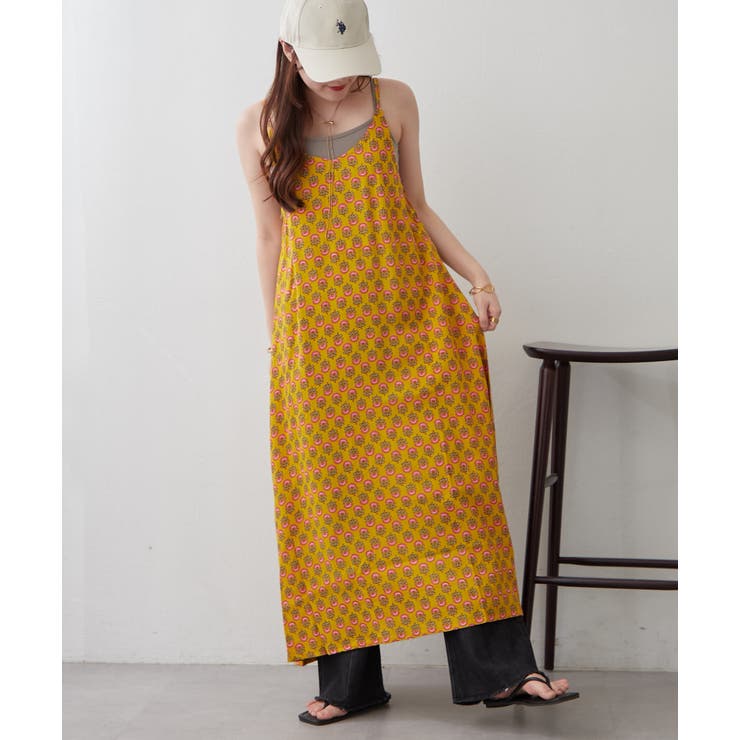 【NAO】アソート柄キャミワンピース | RMAF　NICE CLAUP / OLIVE des OLIVE | 詳細画像12 