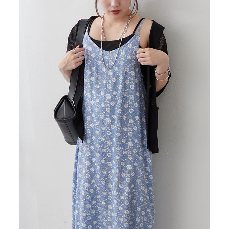 【NAO】アソート柄キャミワンピース | RMAF　NICE CLAUP / OLIVE des OLIVE | 詳細画像15 