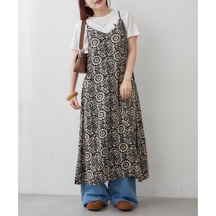 【NAO】アソート柄キャミワンピース | RMAF　NICE CLAUP / OLIVE des OLIVE | 詳細画像6 