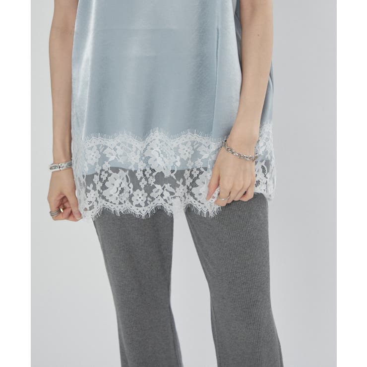 【nane】リブフレアパンツ | RMAF　NICE CLAUP / OLIVE des OLIVE | 詳細画像11 