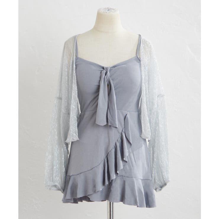 ブル-グレ- | 【ラメシアーカーディガンセット】ワンピース水着 | RMAF　NICE CLAUP / OLIVE des OLIVE
