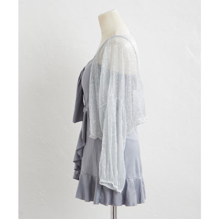 【ラメシアーカーディガンセット】ワンピース水着 | RMAF　NICE CLAUP / OLIVE des OLIVE | 詳細画像2 