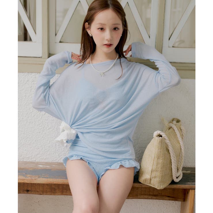 【シアープルオーバーセット】ワンピース水着 | RMAF　NICE CLAUP / OLIVE des OLIVE | 詳細画像2 