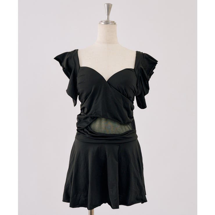 ブラック | 体型カバー◎ ワンピース水着 | RMAF　NICE CLAUP / OLIVE des OLIVE