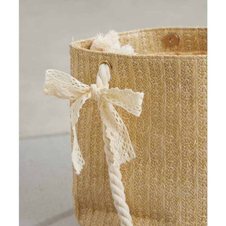 【夏のイベントコーデにぴったり♪】レースリボン付バッグ | RMAF　NICE CLAUP / OLIVE des OLIVE | 詳細画像6 