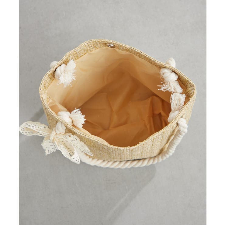 【夏のイベントコーデにぴったり♪】レースリボン付バッグ | RMAF　NICE CLAUP / OLIVE des OLIVE | 詳細画像5 