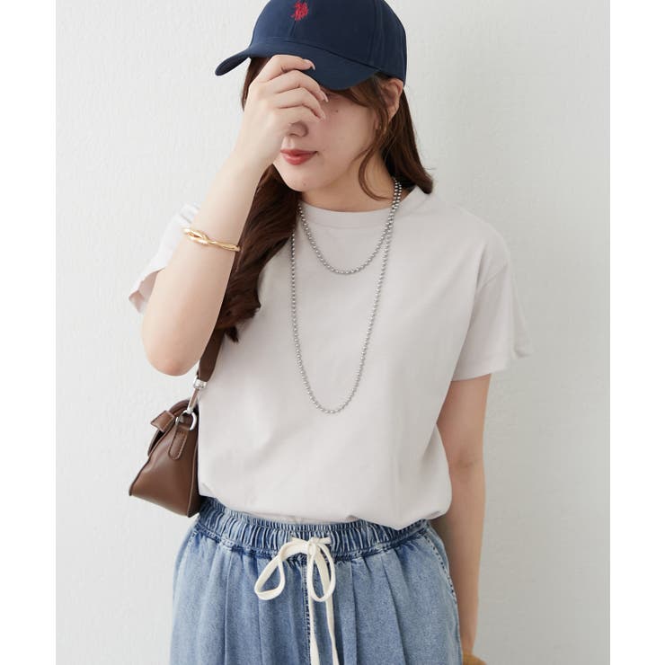 【NAO】5色展開 クルーネックTシャツ | RMAF　NICE CLAUP / OLIVE des OLIVE | 詳細画像1 