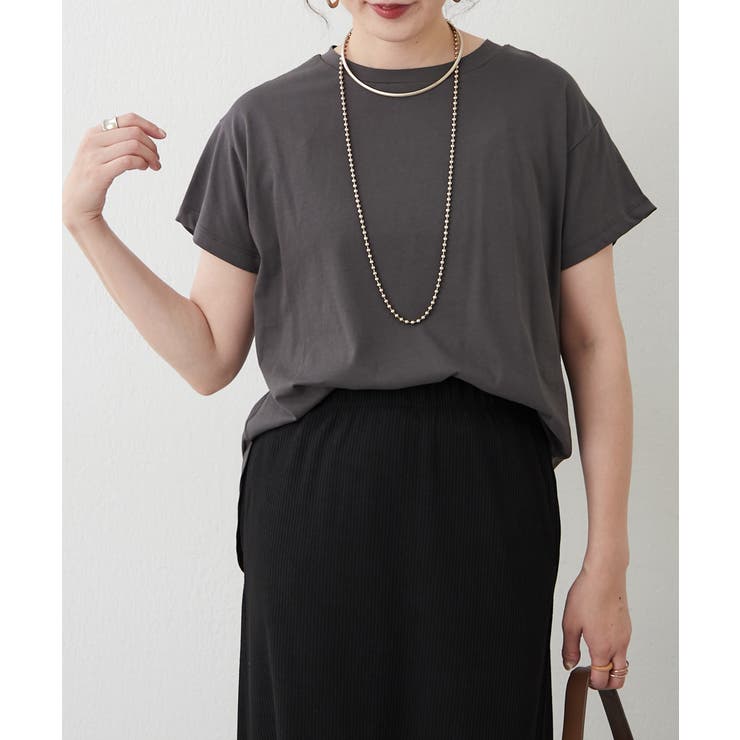 【NAO】5色展開 クルーネックTシャツ | RMAF　NICE CLAUP / OLIVE des OLIVE | 詳細画像7 