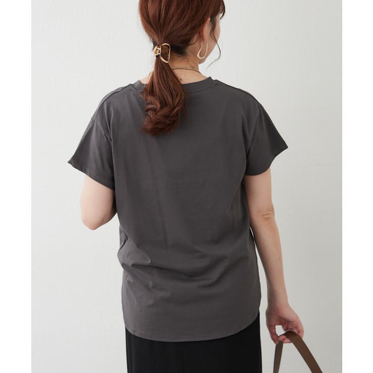 【NAO】5色展開 クルーネックTシャツ | RMAF　NICE CLAUP / OLIVE des OLIVE | 詳細画像9 
