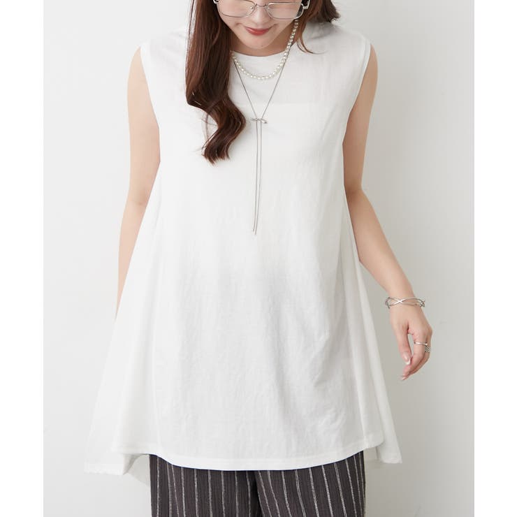 オフ | 【NAO】接触冷感 フレアタンクトップ | RMAF　NICE CLAUP / OLIVE des OLIVE