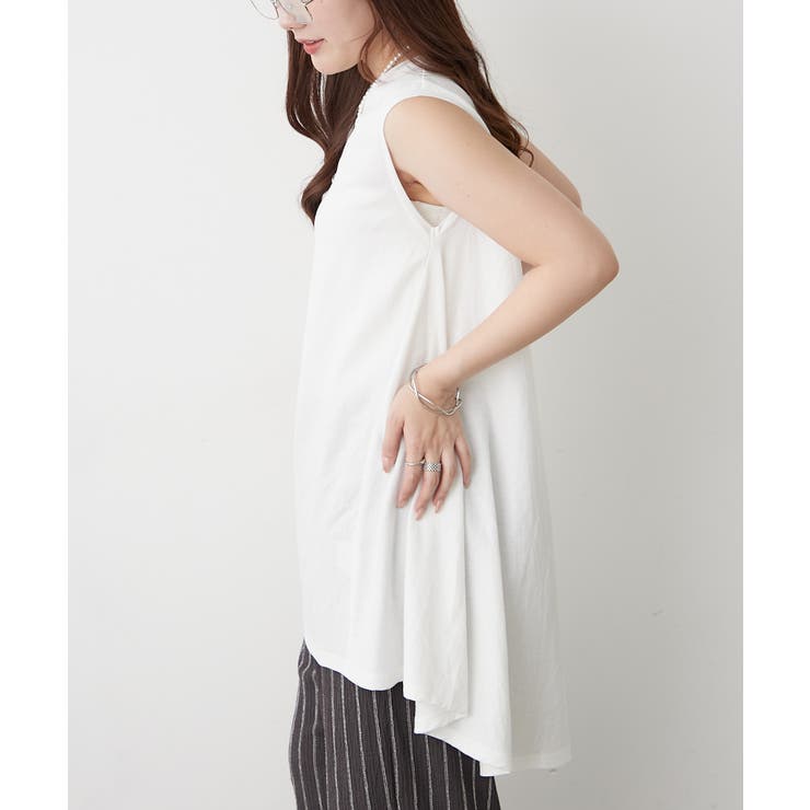 【NAO】接触冷感 フレアタンクトップ | RMAF　NICE CLAUP / OLIVE des OLIVE | 詳細画像3 