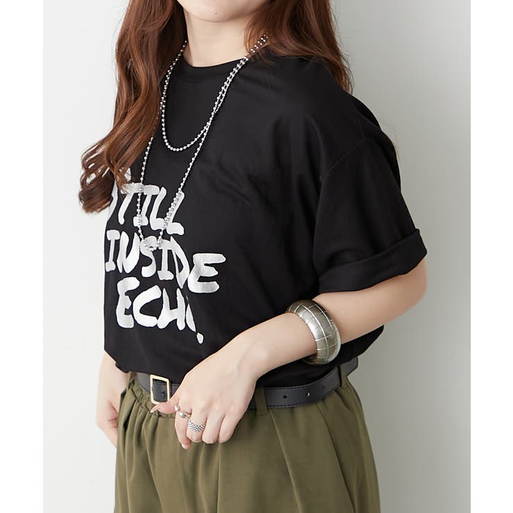 箔ロゴプリントTシャツ | RMAF　NICE CLAUP / OLIVE des OLIVE | 詳細画像15 