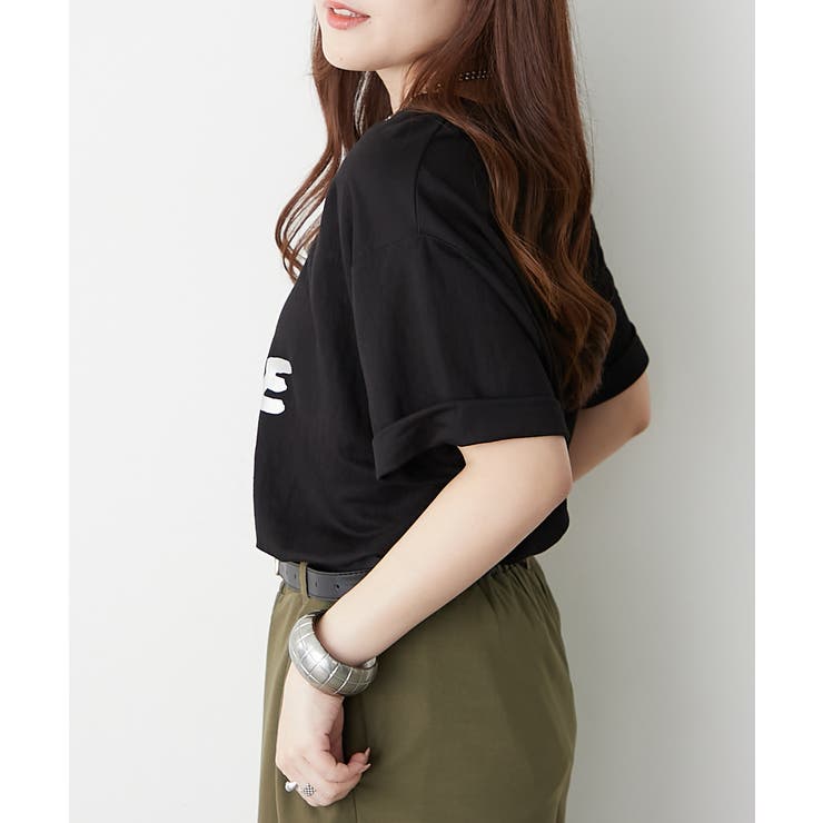 箔ロゴプリントTシャツ | RMAF　NICE CLAUP / OLIVE des OLIVE | 詳細画像16 