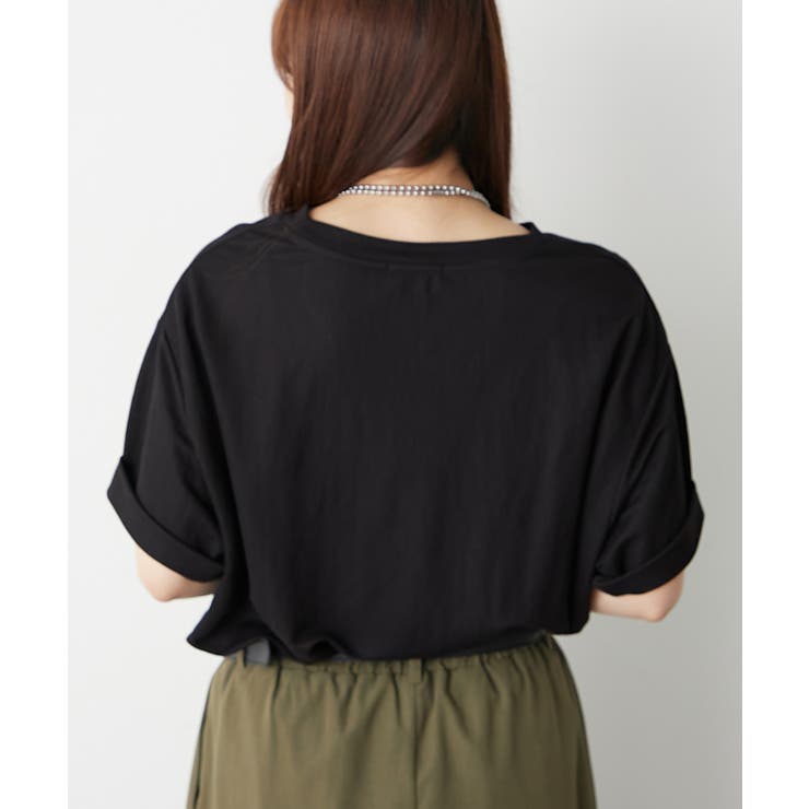 箔ロゴプリントTシャツ | RMAF　NICE CLAUP / OLIVE des OLIVE | 詳細画像17 