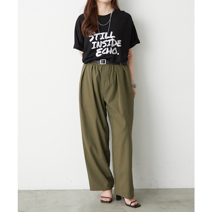 箔ロゴプリントTシャツ | RMAF　NICE CLAUP / OLIVE des OLIVE | 詳細画像18 