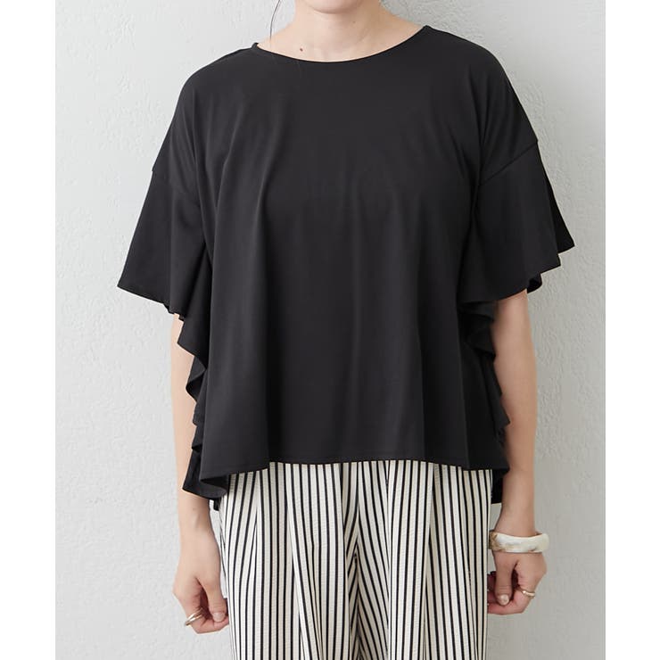 【Web限定】袖フレアーワイドTシャツ | RMAF　NICE CLAUP / OLIVE des OLIVE | 詳細画像22 