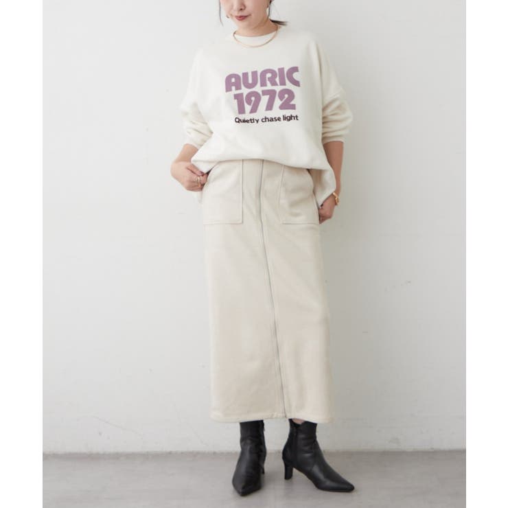 【セットアップ対応】スエポンフロントジップナロースカート | RMAF　NICE CLAUP / OLIVE des OLIVE | 詳細画像11 