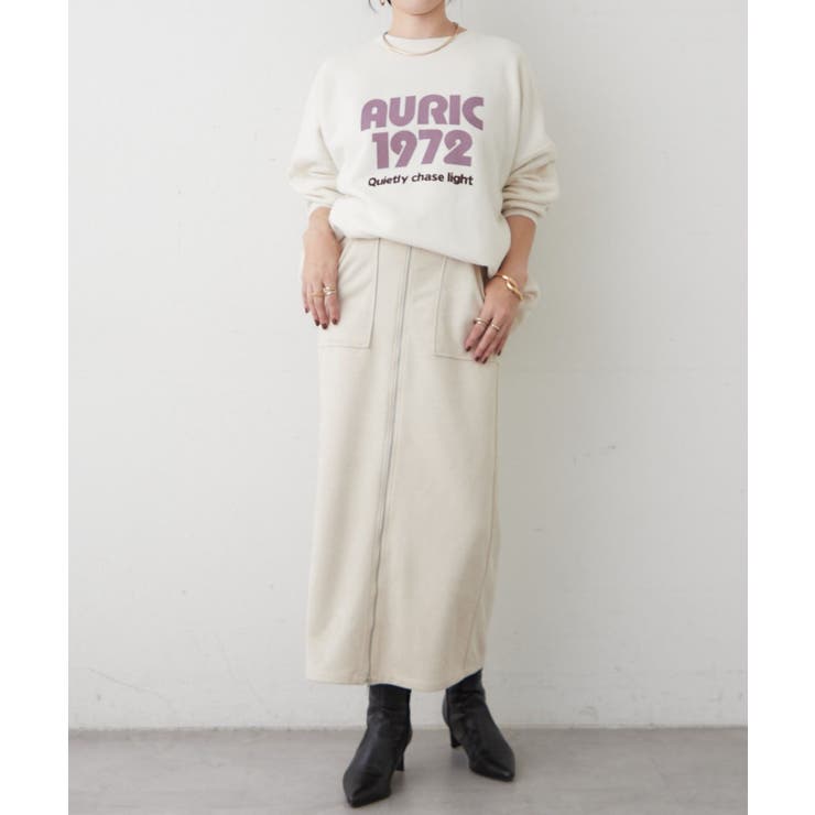 【セットアップ対応】スエポンフロントジップナロースカート | RMAF　NICE CLAUP / OLIVE des OLIVE | 詳細画像12 