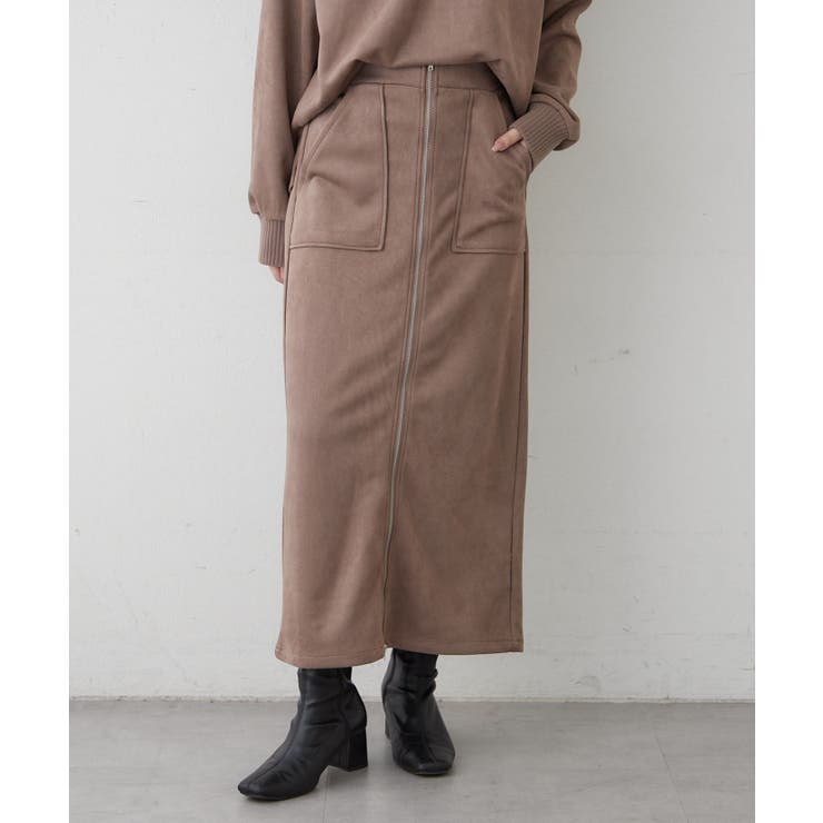 【セットアップ対応】スエポンフロントジップナロースカート | RMAF　NICE CLAUP / OLIVE des OLIVE | 詳細画像25 
