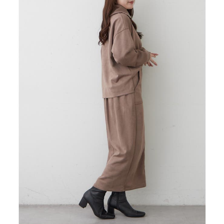 【セットアップ対応】スエポンフロントジップナロースカート | RMAF　NICE CLAUP / OLIVE des OLIVE | 詳細画像30 