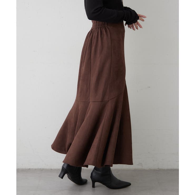 ブラウン | スエポンマーメイドスカート | RMAF　NICE CLAUP / OLIVE des OLIVE