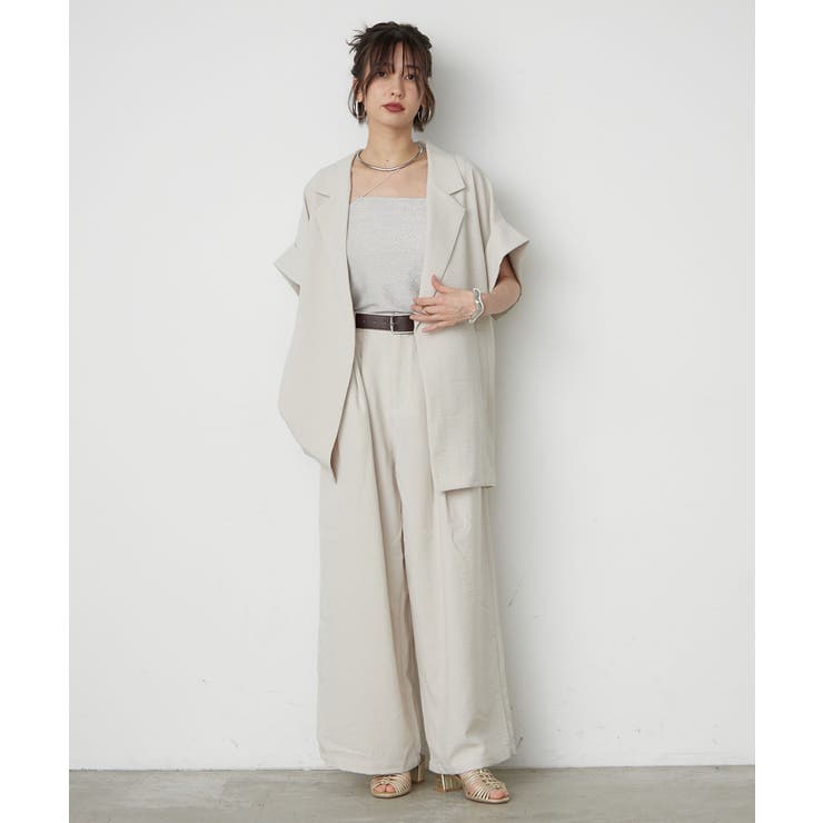 【セットアップ対応】タックパンツ | RMAF　NICE CLAUP / OLIVE des OLIVE | 詳細画像2 