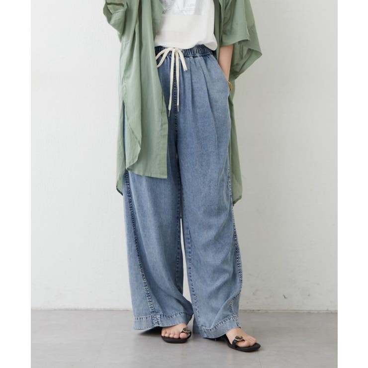 イージーデニムパンツ | RMAF　NICE CLAUP / OLIVE des OLIVE | 詳細画像12 