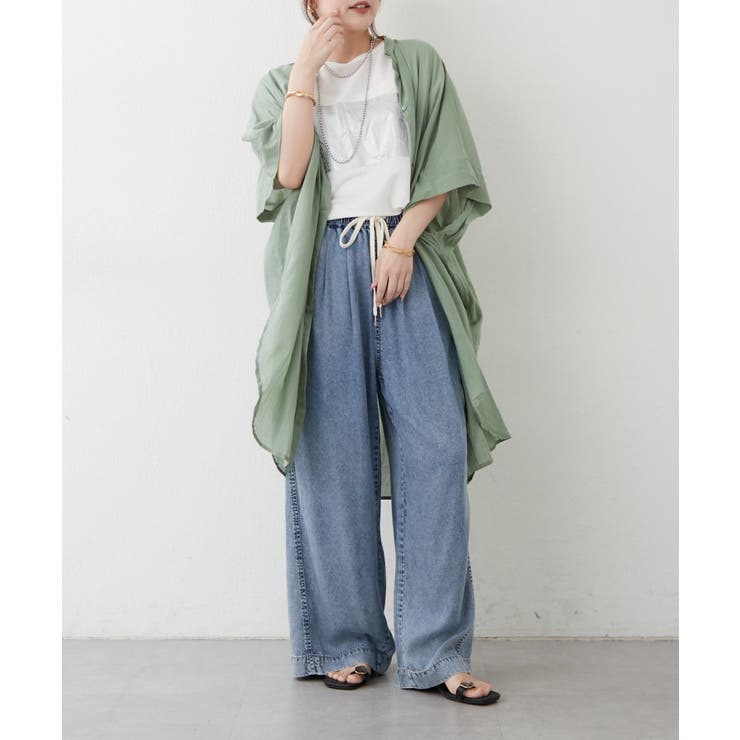 イージーデニムパンツ | RMAF　NICE CLAUP / OLIVE des OLIVE | 詳細画像13 