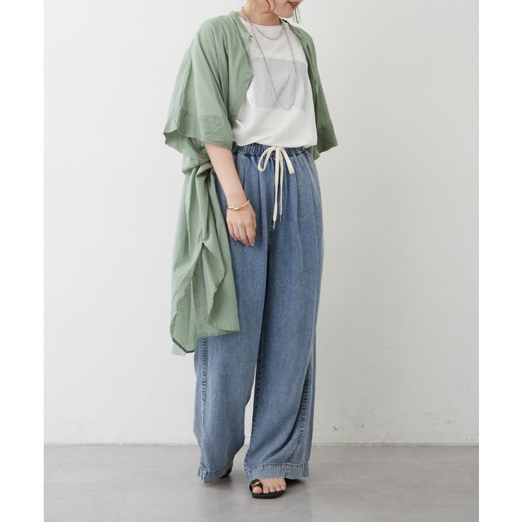 イージーデニムパンツ | RMAF　NICE CLAUP / OLIVE des OLIVE | 詳細画像14 