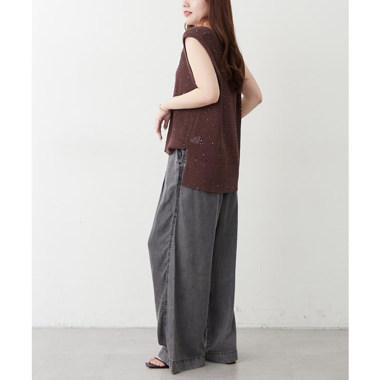 イージーデニムパンツ | RMAF　NICE CLAUP / OLIVE des OLIVE | 詳細画像30 