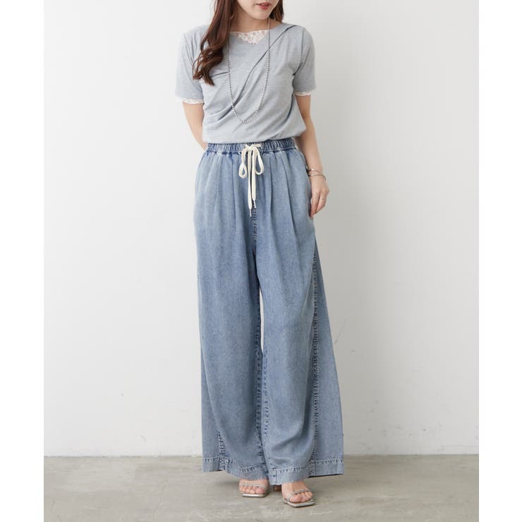 イージーデニムパンツ | RMAF　NICE CLAUP / OLIVE des OLIVE | 詳細画像5 