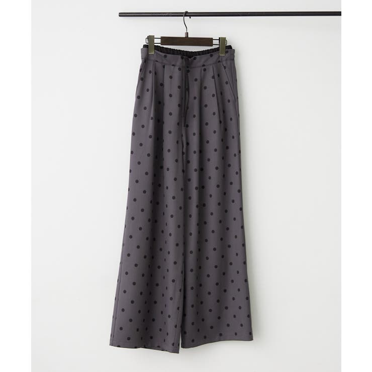 フロッキードットワイドパンツ | RMAF　NICE CLAUP / OLIVE des OLIVE | 詳細画像27 