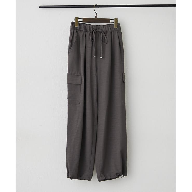 チャコール | 【M/Lサイズ展開】大人カーゴパンツ | RMAF　NICE CLAUP / OLIVE des OLIVE