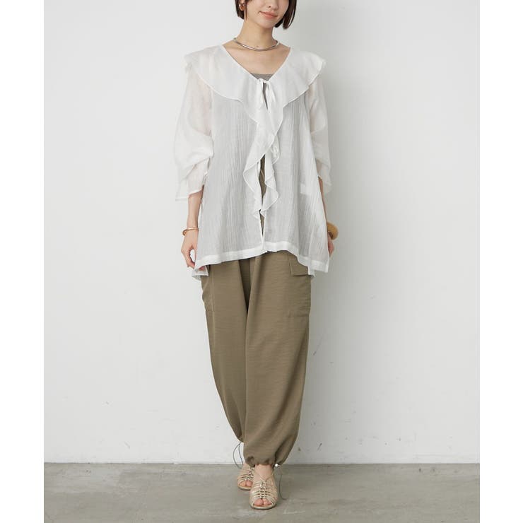 【M/Lサイズ展開】大人カーゴパンツ | RMAF　NICE CLAUP / OLIVE des OLIVE | 詳細画像4 