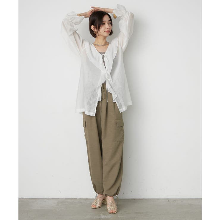 【M/Lサイズ展開】大人カーゴパンツ | RMAF　NICE CLAUP / OLIVE des OLIVE | 詳細画像2 