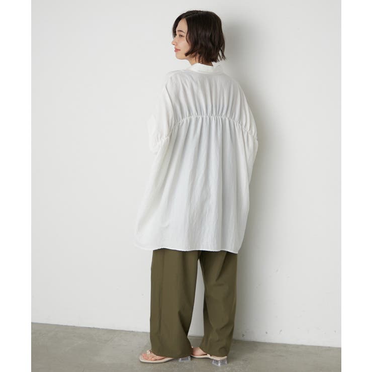 【M/Lサイズ展開】タックカーブイージーパンツ | RMAF　NICE CLAUP / OLIVE des OLIVE | 詳細画像10 