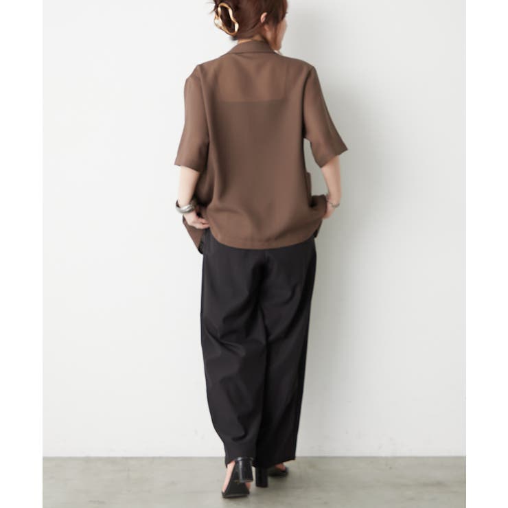 【M/Lサイズ展開】タックカーブイージーパンツ | RMAF　NICE CLAUP / OLIVE des OLIVE | 詳細画像28 