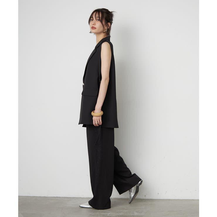 ひげレース付タックワイドパンツ | RMAF　NICE CLAUP / OLIVE des OLIVE | 詳細画像30 