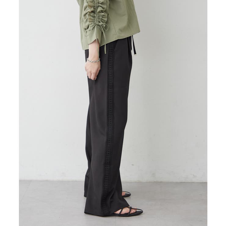 【セットアップ対応】サイドレースイージーパンツ | RMAF　NICE CLAUP / OLIVE des OLIVE | 詳細画像19 