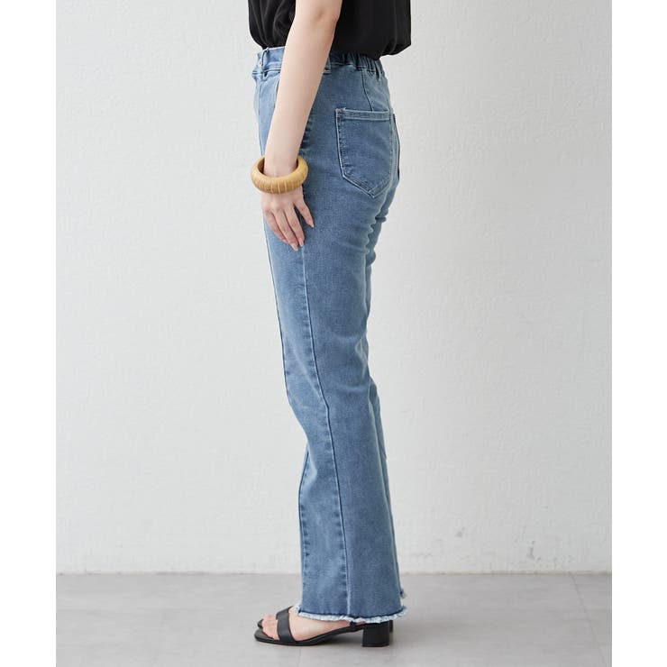 【M/Lサイズ展開】ストレッチデニムフレアーパンツ | RMAF　NICE CLAUP / OLIVE des OLIVE | 詳細画像29 