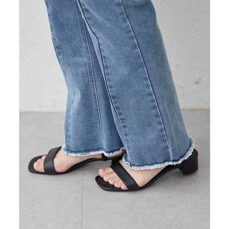 【M/Lサイズ展開】ストレッチデニムフレアーパンツ | RMAF　NICE CLAUP / OLIVE des OLIVE | 詳細画像35 