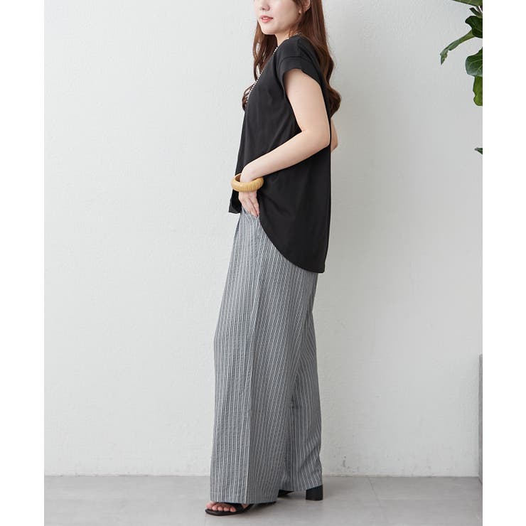 【M/Lサイズ展開】サッカーストライプイージーパンツ | RMAF　NICE CLAUP / OLIVE des OLIVE | 詳細画像24 