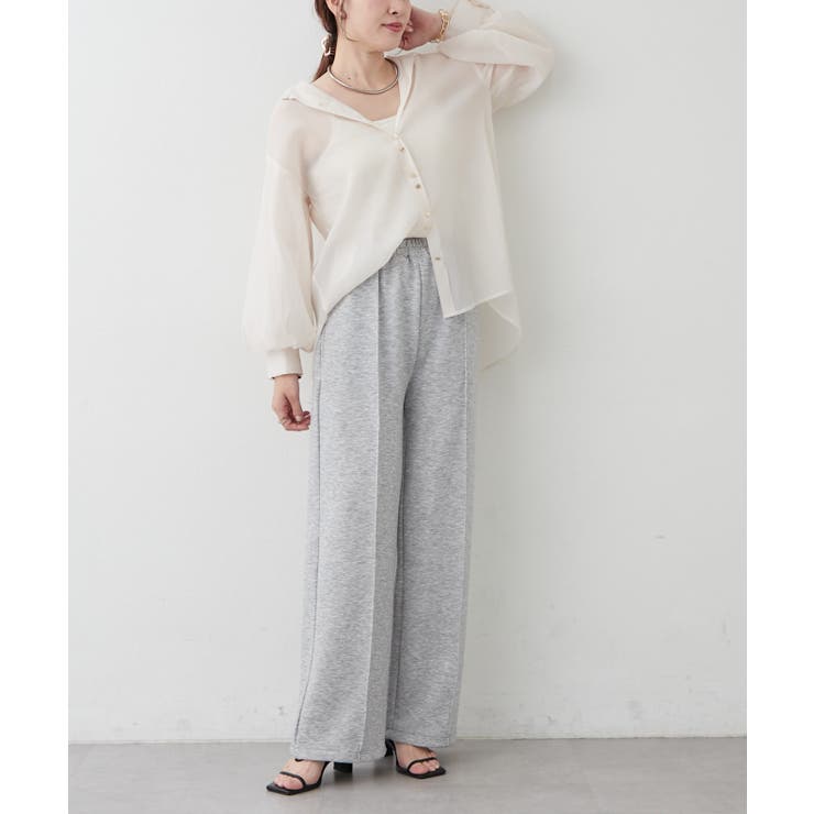 ダンボールセミワイドパンツ | RMAF　NICE CLAUP / OLIVE des OLIVE | 詳細画像7 