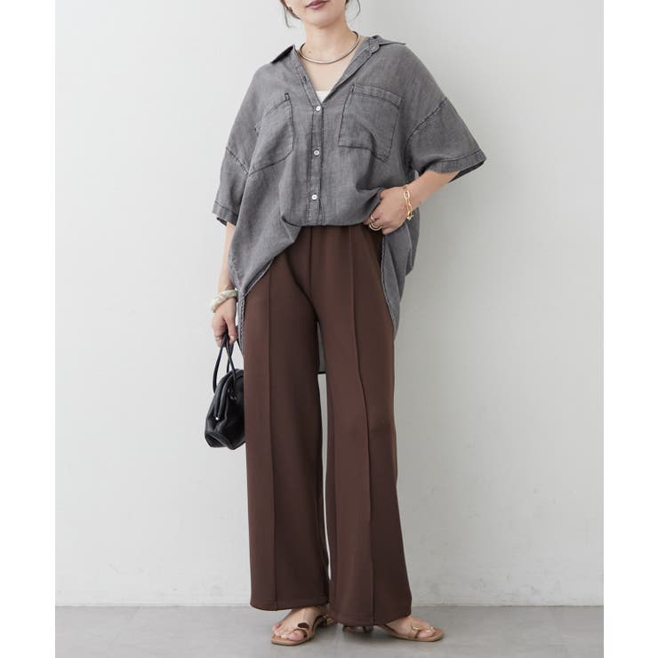 ダンボールセミワイドパンツ | RMAF　NICE CLAUP / OLIVE des OLIVE | 詳細画像15 
