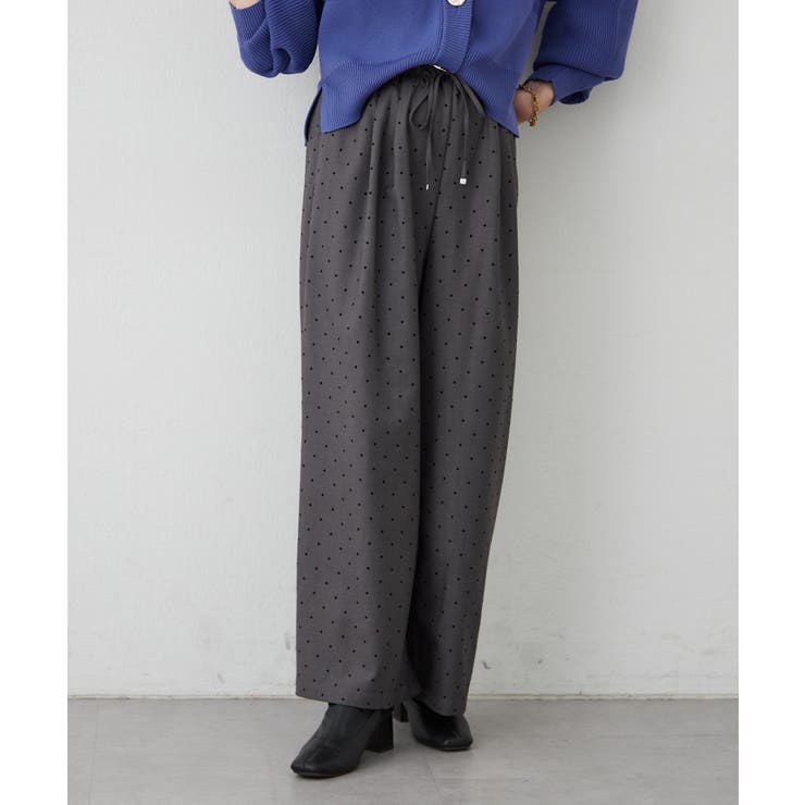 チャコール | ダブルウエストイージパンツ | RMAF　NICE CLAUP / OLIVE des OLIVE